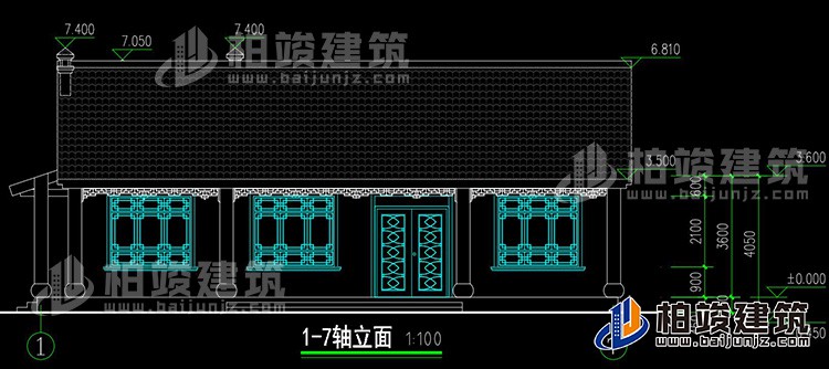 正立面图